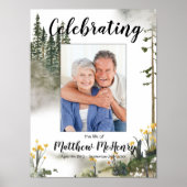 Feier des Lebens Gedenkfeierliche Beerdigung Foto Poster (Vorne)