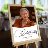 Feier des Lebens - Gedenkfoto Beerdigung Poster
