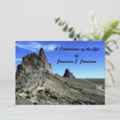 Feier des Lebens, Gedenkgottesdienst Einladung (Stehend Vorderseite)