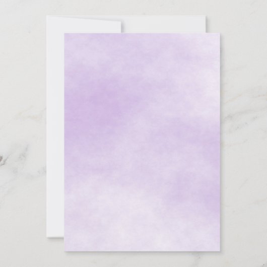 Feier des Lebens Hübsche Blüte Einladung (Rückseite)