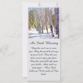 Feier des Lebens Irish Sessing Sympathy Card (Vorderseite)