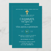 Feier des Lebens katholische Beerdigung Gedenkstät (Vorne/Hinten)