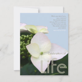 Feier des Lebens mit inspirierendem Zitat 8 Einladung