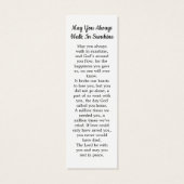 Feier des Lebens Modernes Foto Gedenkstätte Leseze (Rückseite)