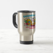 Feier des Lebens!  Reise-Tasse Reisebecher (Vorderseite Links)