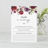 Feier des Lebens - Speicherkarte freigeben Dankeskarte (Stehend Vorderseite)