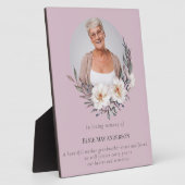 Feier des Lebens stilvolle und elegante Foto-Achtu Fotoplatte (Seite)