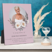 Feier des Lebens stilvolle und elegante Foto-Achtu Fotoplatte (Seite)