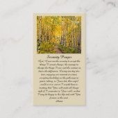 Feier des Lebens Sympathieausweis auf dem Lande Visitenkarte (Vorderseite)