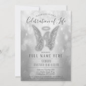 Feier des Lebens - Treppe zum Himmel Einladung (Rückseite)