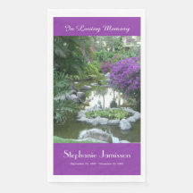 Feier des Lebens Tropische Szene Lila Blumen