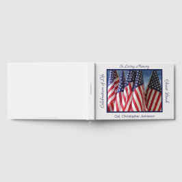 Feier des Lebens, USA - amerikanische Flaggen, Nam Gästebuch