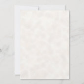 Feier des Lebens White Flamingo Boho Tropical Einladung (Rückseite)