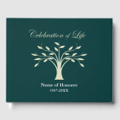 Feier des Lebensbaums des Gästebuchs Gästebuch (Vorderseite)