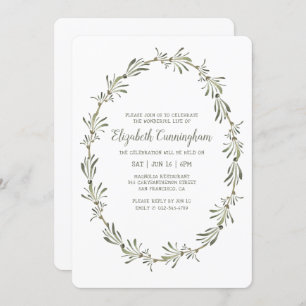 Feier des Lebensfarbenblätterkreuzes Einladung