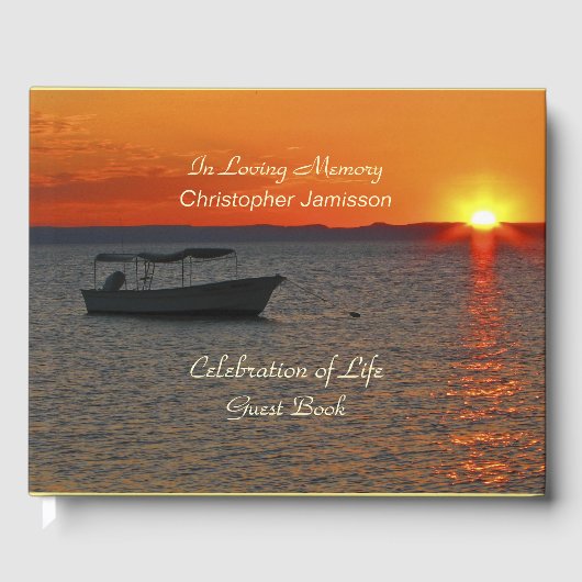 Feier des Lebensfischfangs, Name, Orange Sky Gästebuch (Vorderseite)