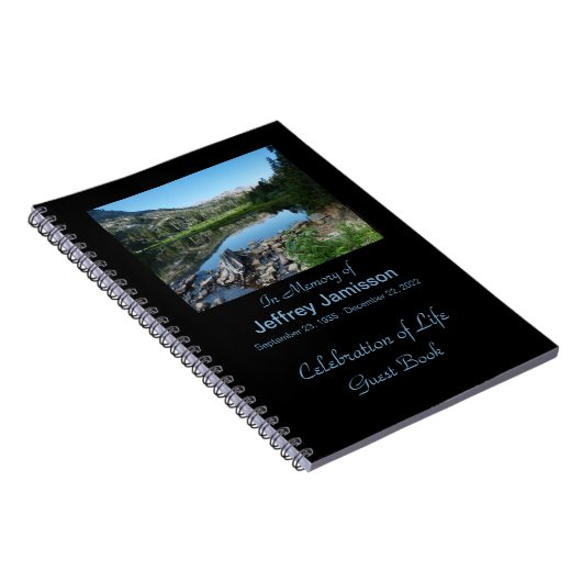 Feier des Life Gast Book, Reflection in Lake Notizblock (Rechte Seite)
