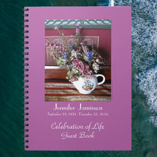 Feier des Life Gast Book, Vintager Teekessel Notizblock