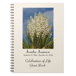 Feier des Life Gast Book, Yucca in Bloom Notizblock