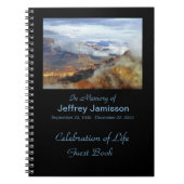 Feier des Life Guest Book, Canyon Clouds Notizblock (Vorderseite)