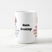 Feier des Monats des indianischen Erbes Kaffeetasse (Mittel)
