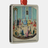 Feier des neuen Jahres in Wien im Jahre 1782, 1783 Silbernes Ornament (Rechts)