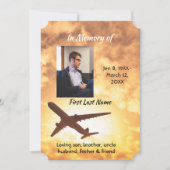 Feier des Pilotprogramms für lebensrettende Luftfa Einladung (Vorderseite)