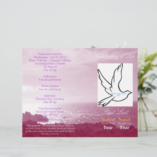 Feier des Programms zur Beerdigung von Leben und S (Stehend Vorderseite)