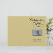 Feier des Programms zur Erinnerung an das Leben (Stehend Vorderseite)