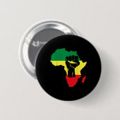 Feier des Schwarze Geschichte Monats Afrikanische Button (Vorne & Hinten)
