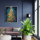 "Feier des Whimsy: Whimsischer Weihnachtsbaum Poster