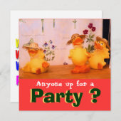 Feier Einladung (Vorne/Hinten)