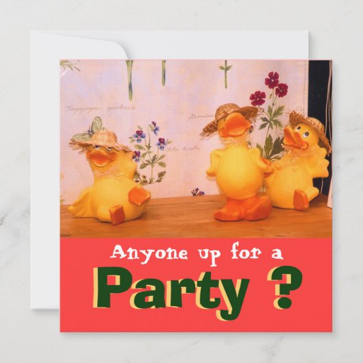 Feier Einladung (Vorderseite)