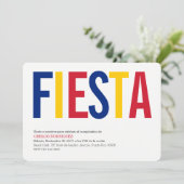 Feier:Einladungen: Venezuela: Venezolanische Flagg Einladung (Stehend Vorderseite)