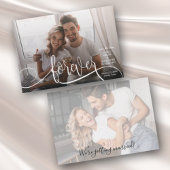 FEIER Elegantes Foto Hochzeit speichern Datum Save The Date
