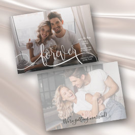 FEIER Elegantes Foto Hochzeit speichern Datum Save The Date