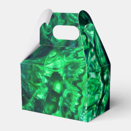 Feier Emerald Green Gunst Geschenkboxen Geschenkschachtel