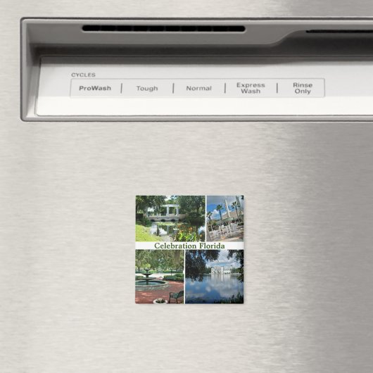 Feier Florida Square Magnet 4 Bilder (In Situ (Geschirrspüler))