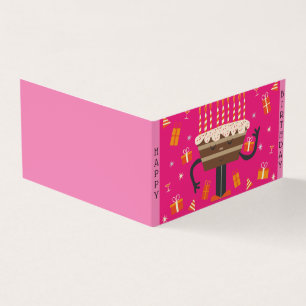 Feier Geburtstagsmuffin - Rosa