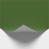 Feier Grün Farbe #325513 Geschenkpapier (Ecke)