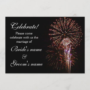 Feier-Hochzeit Einladung