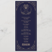 Feier Hochzeitsfeier Tarot-Programmstars Programm (Rückseite)