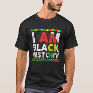 Feier I Bin Black History Montag Afro Ameri T-Shirt
