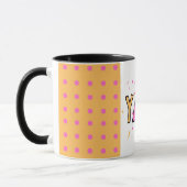 Feier I Yay I Grateful - Dots Pink Yellow Tasse (Links)