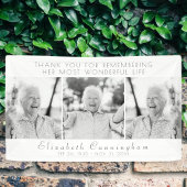 Feier ihres Lebens Moderne einfache drei Fotos Banner