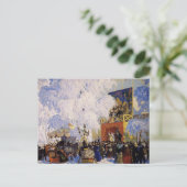 Feier im Ort Postkarte (Stehend Vorderseite)