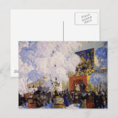 Feier im Ort Postkarte (Vorne/Hinten)