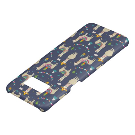 Feier-Lama-Muster Case-Mate Samsung Galaxy Hülle (Unterseite)