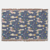 Feier-Lama-Muster Decke (Vorderseite)