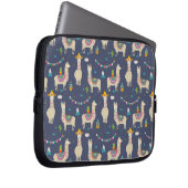 Feier-Lama-Muster Laptopschutzhülle (Vorne Rechts)